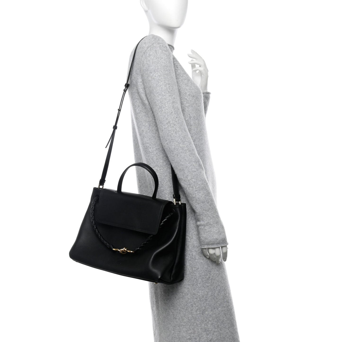 Silky Calfskin Medium Ciao Ciao Black