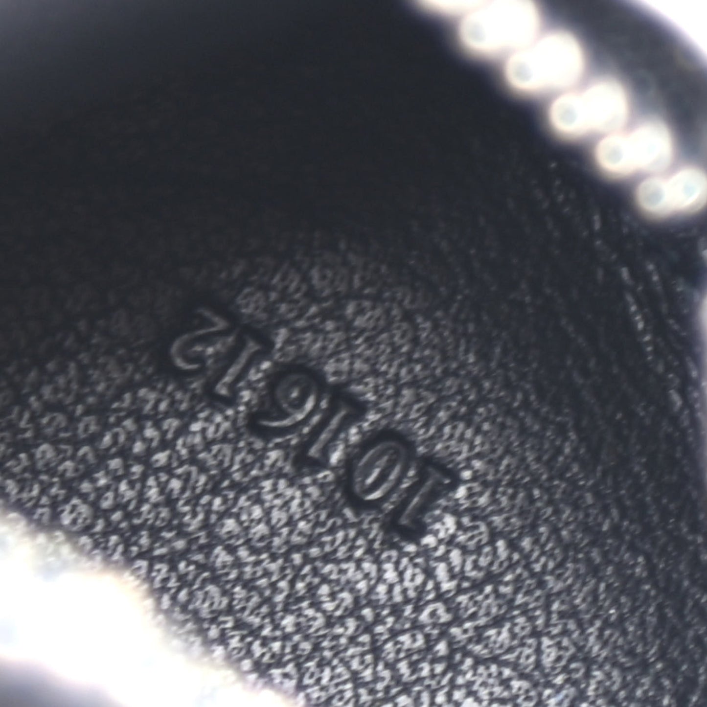 Calfskin Panda Coin Purse Black White