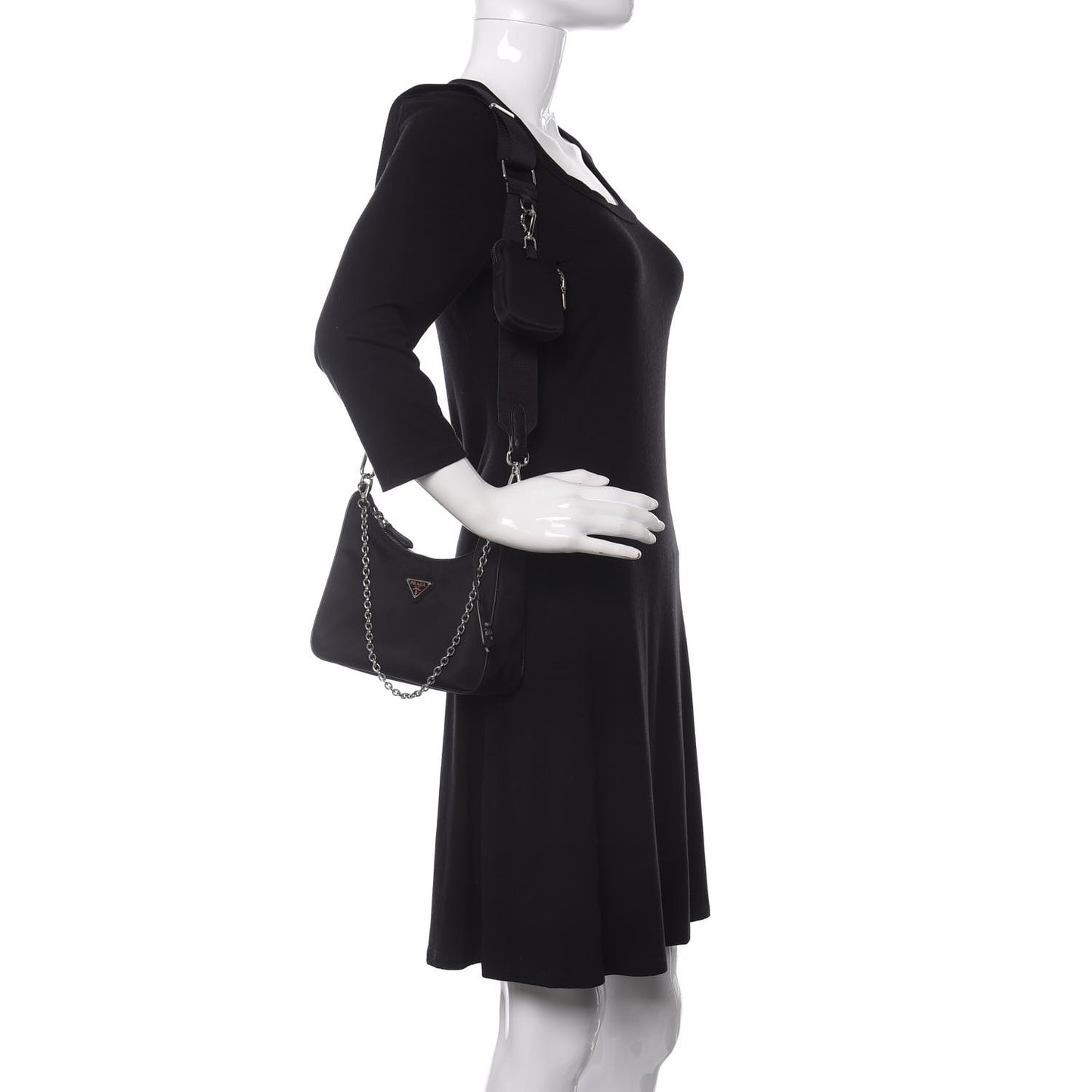 Nylon Re-Edition 2005 Shoulder Bag Black