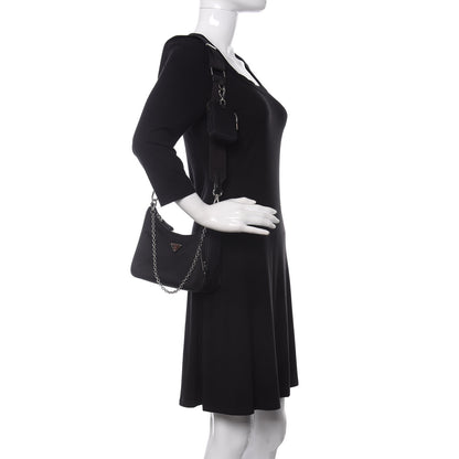 Prada Nylon Re-Edition 2005 Shoulder Bag Black 2 of 10