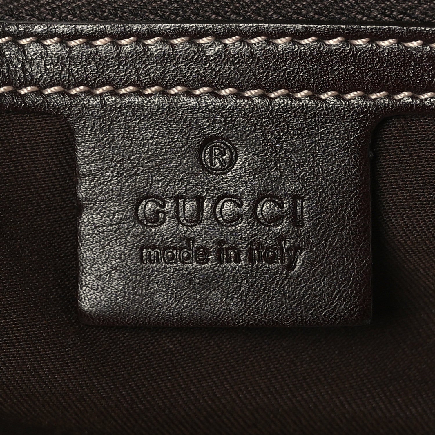 Gucci Calfskin Medium Britt Tote Dark Brown 5 of 8