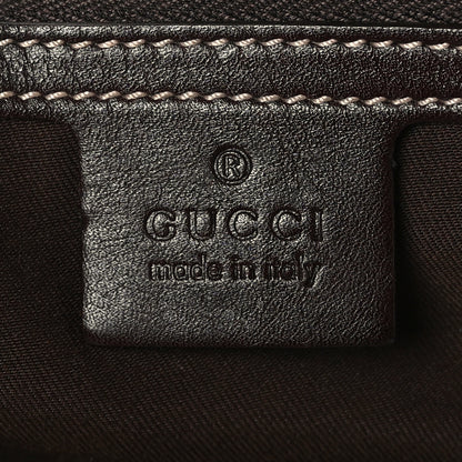 Gucci Calfskin Medium Britt Tote Dark Brown 5 of 8