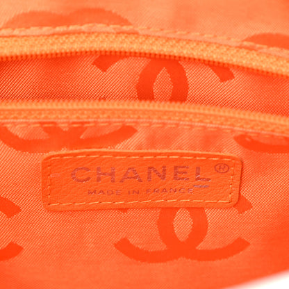 Chanel Calfskin Python Quilted Large Cambon Bowler White 6 of 12