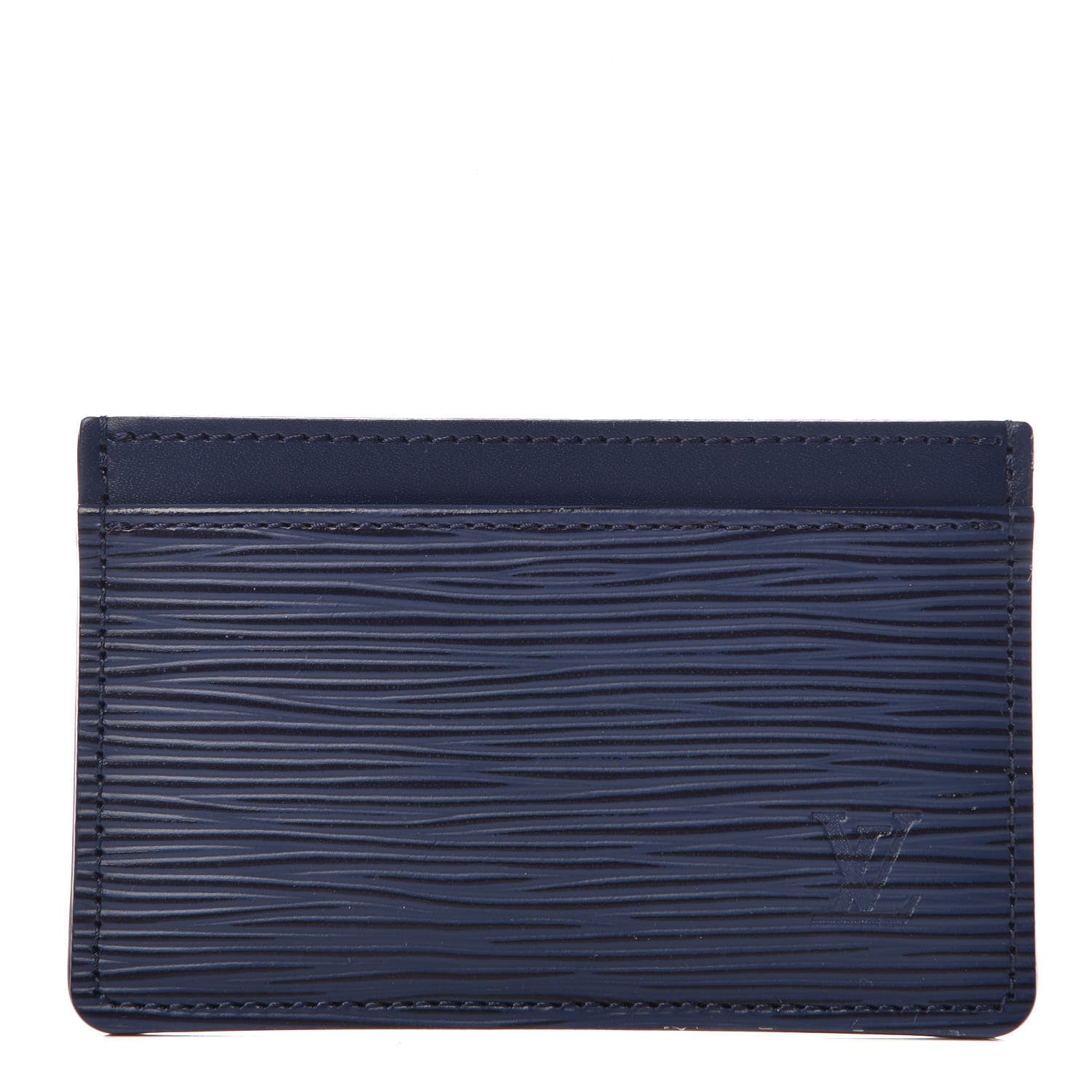 Louis Vuitton Epi Card Holder Indigo 1 of 8