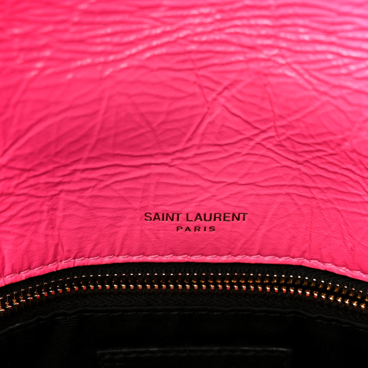 Saint Laurent Crinkled Calfskin Matelasse Monogram Medium Niki Chain Satchel Rose Glow 7 of 11