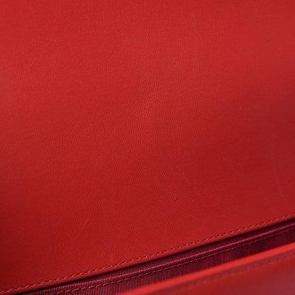 Chanel Lambskin Quilted Medium Boy Flap Red 12 of 13