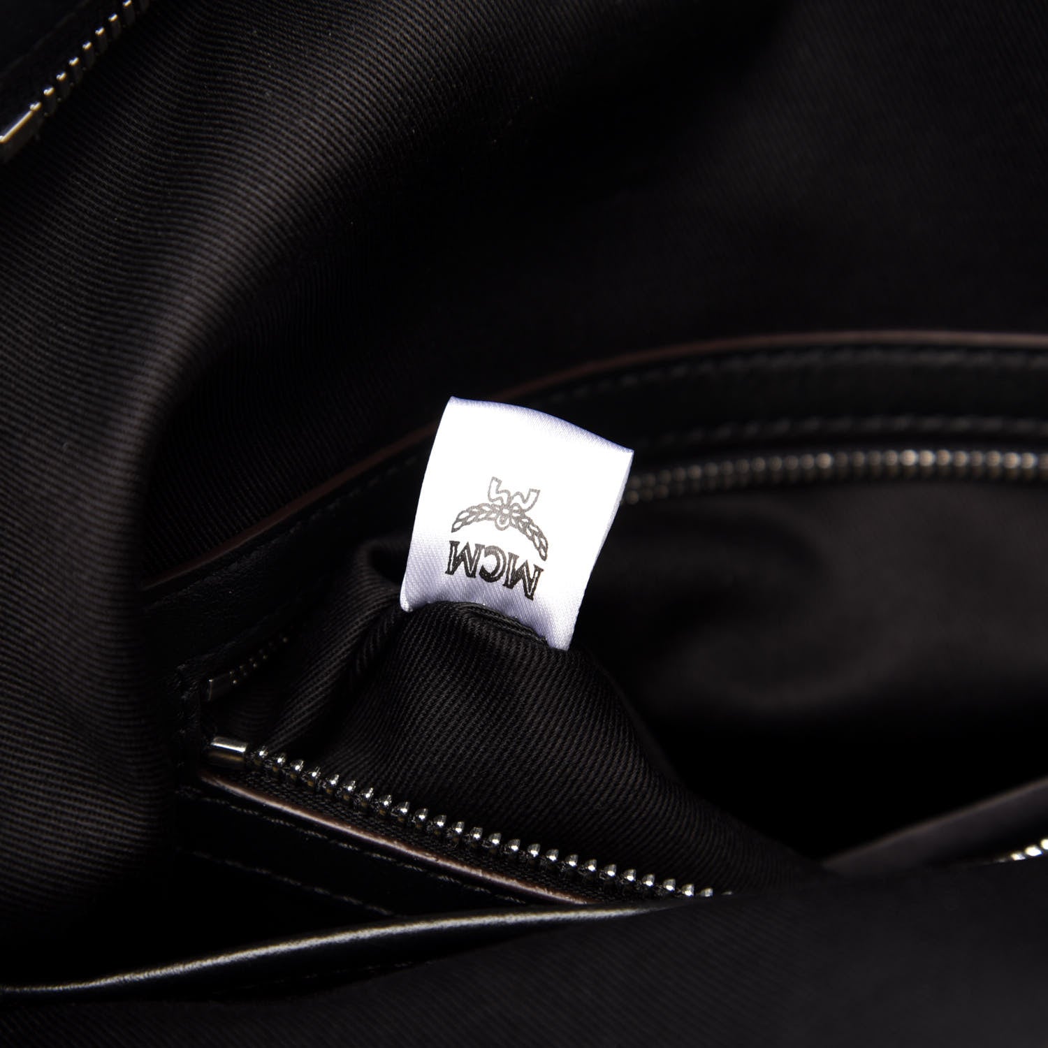 MCM Calfskin Ottomar Medium Klara Hobo Black 7 of 10