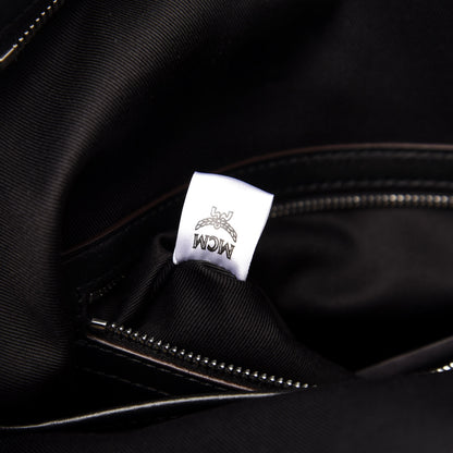 MCM Calfskin Ottomar Medium Klara Hobo Black 7 of 10