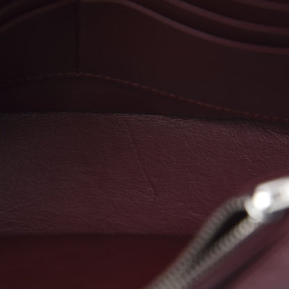 Balenciaga Nylon Jacquard Diagonal Logo Small Scarf Lock Chain Shoulder Bag Rouge Bordeaux Black Beige 6 of 11