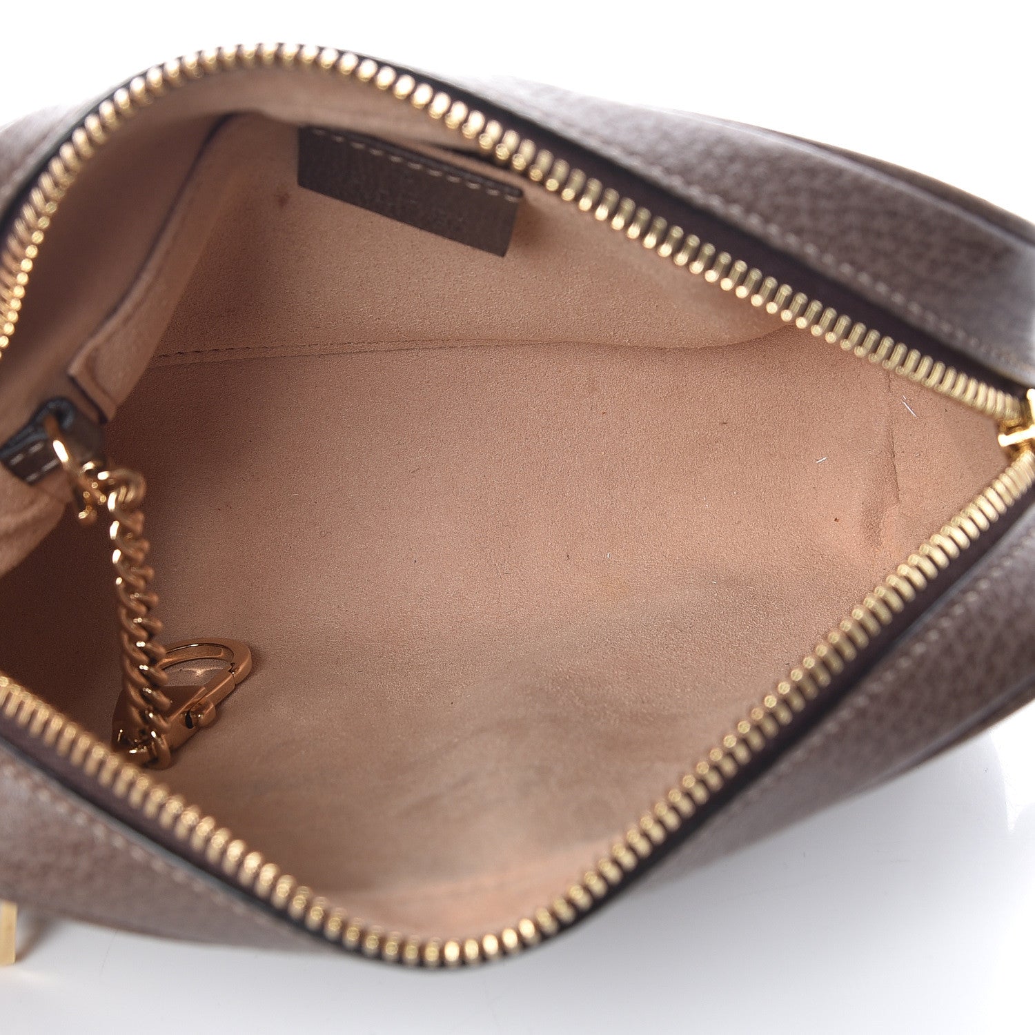 Gucci GG Supreme Monogram Web Mini Ophidia Shoulder Bag Brown 7 of 13