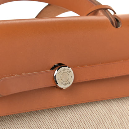 Hermes Toile Vache Calfskin Herbag 36 MM Natural 13 of 17