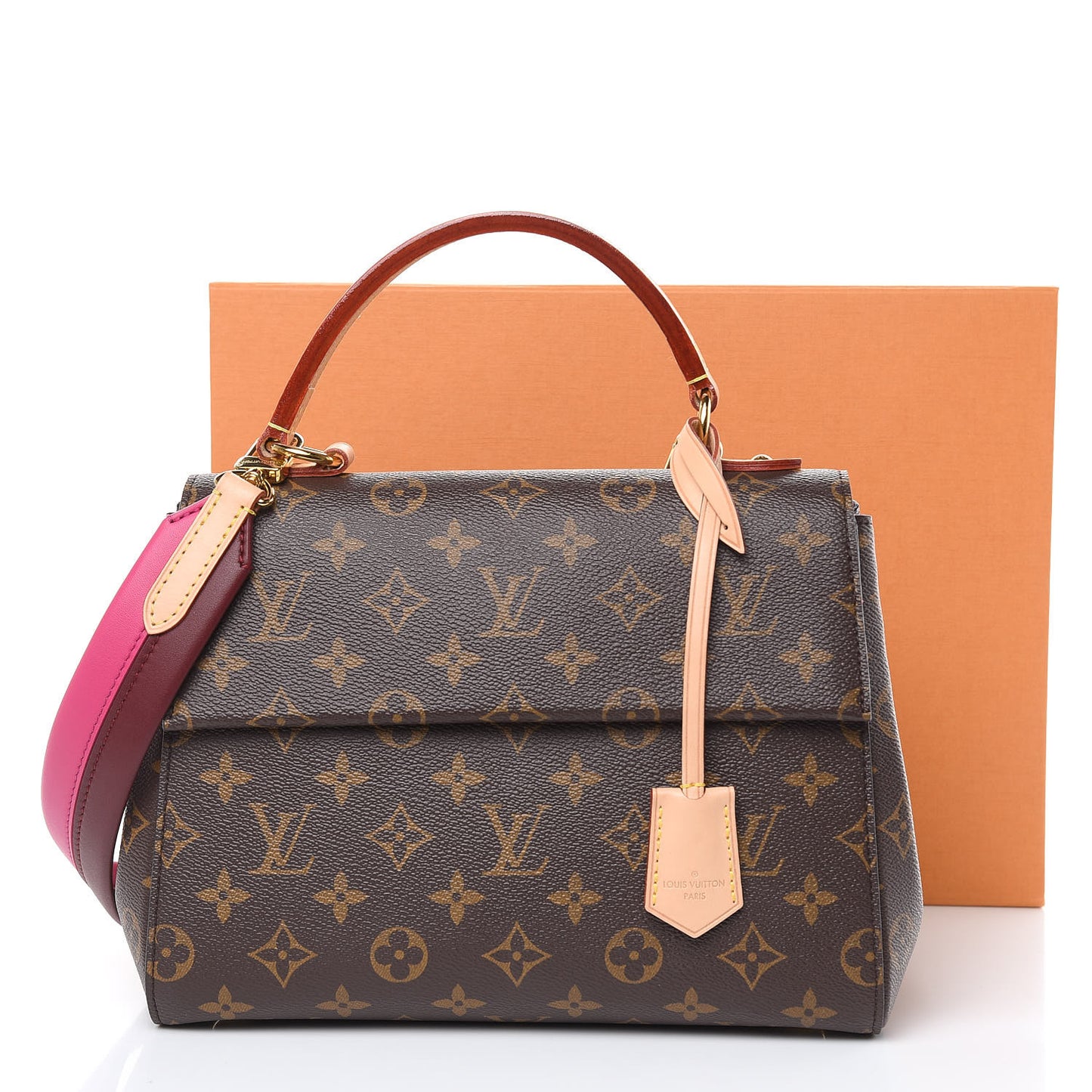 Monogram Cluny BB Bordeaux Fuchsia