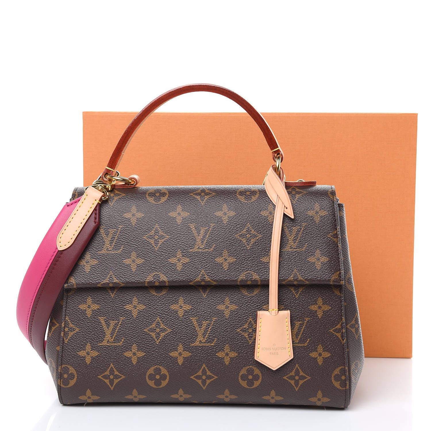 Louis Vuitton Monogram Cluny BB Bordeaux Fuchsia 10 of 10
