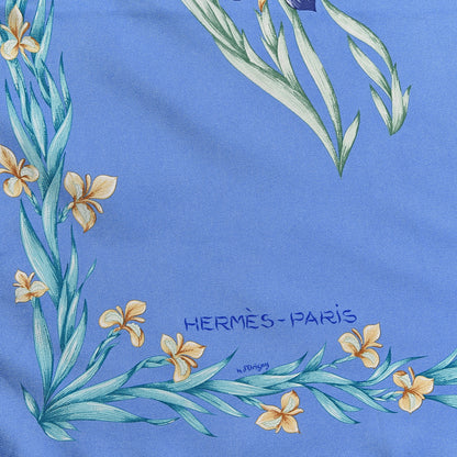 Hermes Silk Cheval Fleuri Scarf 90 3 of 5
