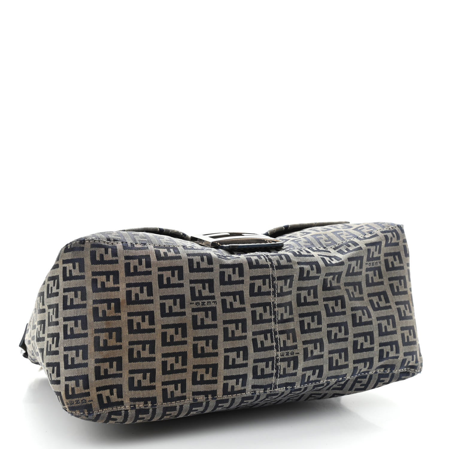 Fendi Zucchino Mama Baguette Navy 3 of 12