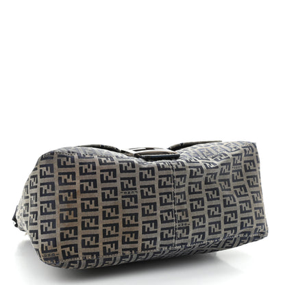 Fendi Zucchino Mama Baguette Navy 3 of 12