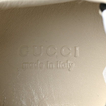 Gucci Calfskin Iridescent Logo Womens Rhyton Sneakers 35 Black 7 of 8