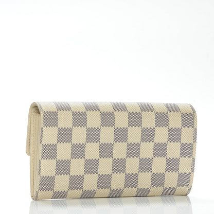 Louis Vuitton Damier Azur Sarah Wallet 3 of 9