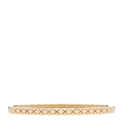 Chanel 18K Yellow Gold Mini Coco Crush Bangle Bracelet S 3 of 6