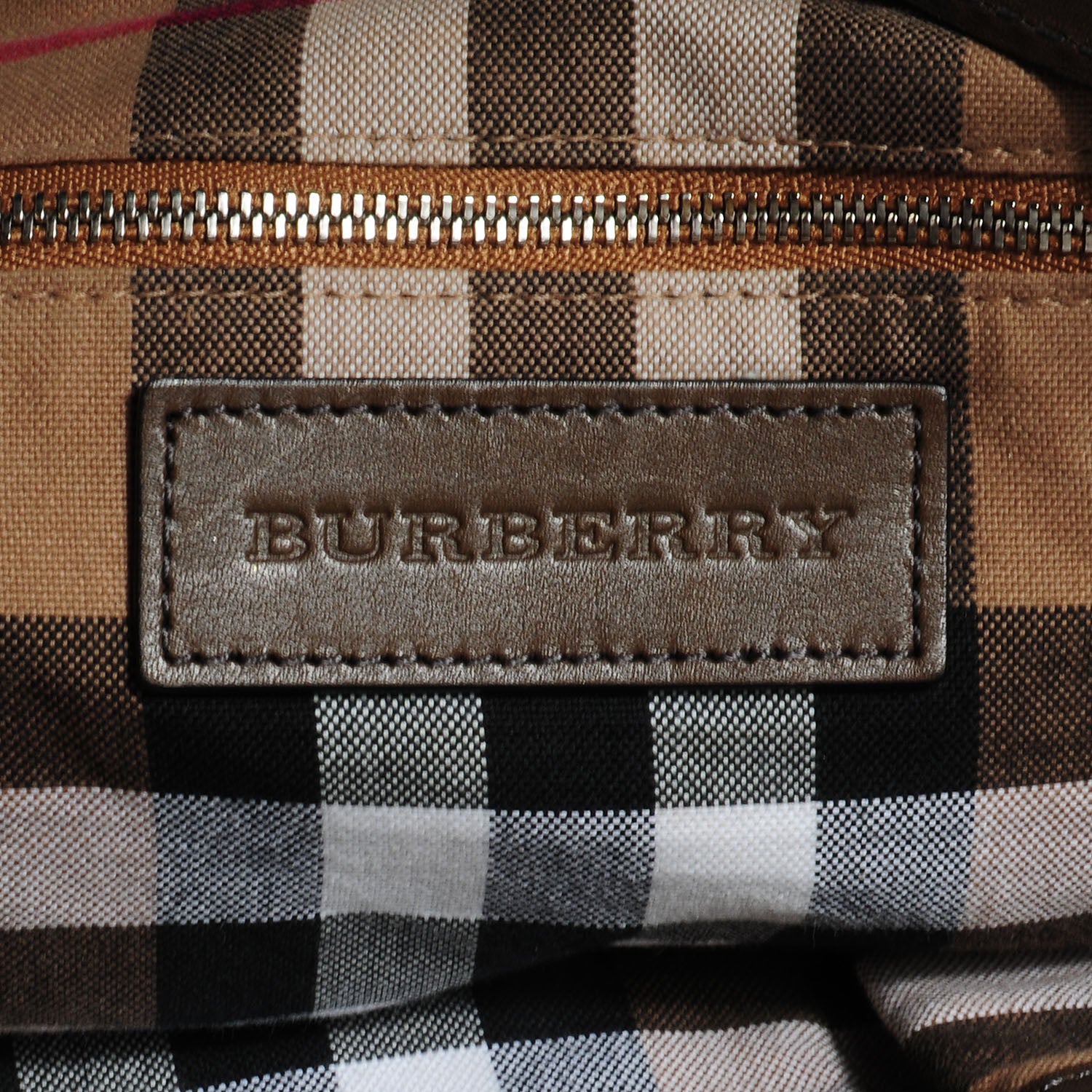 Burberry Grainy Calfskin Large Hobo 6 of 9