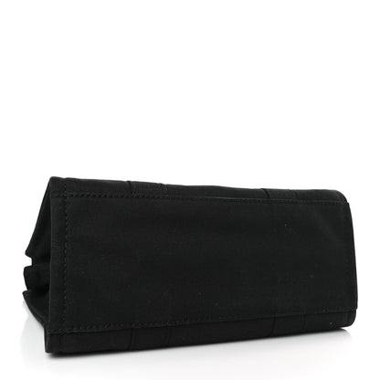 Marc Jacobs Cotton Canvas Small The Traveler Tote Bag Black 4 of 8