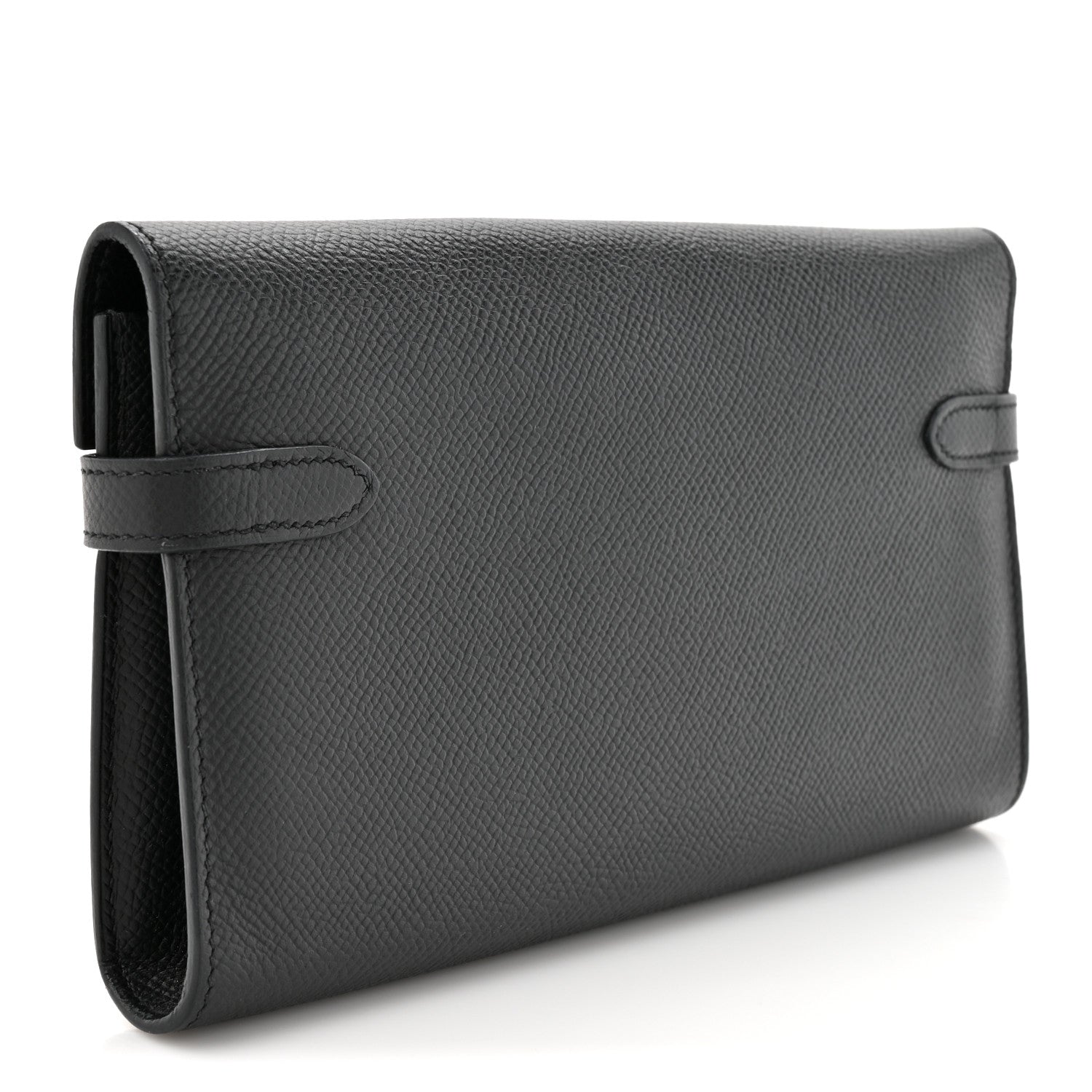 Hermes Epsom Kelly Longue Wallet Black 3 of 10