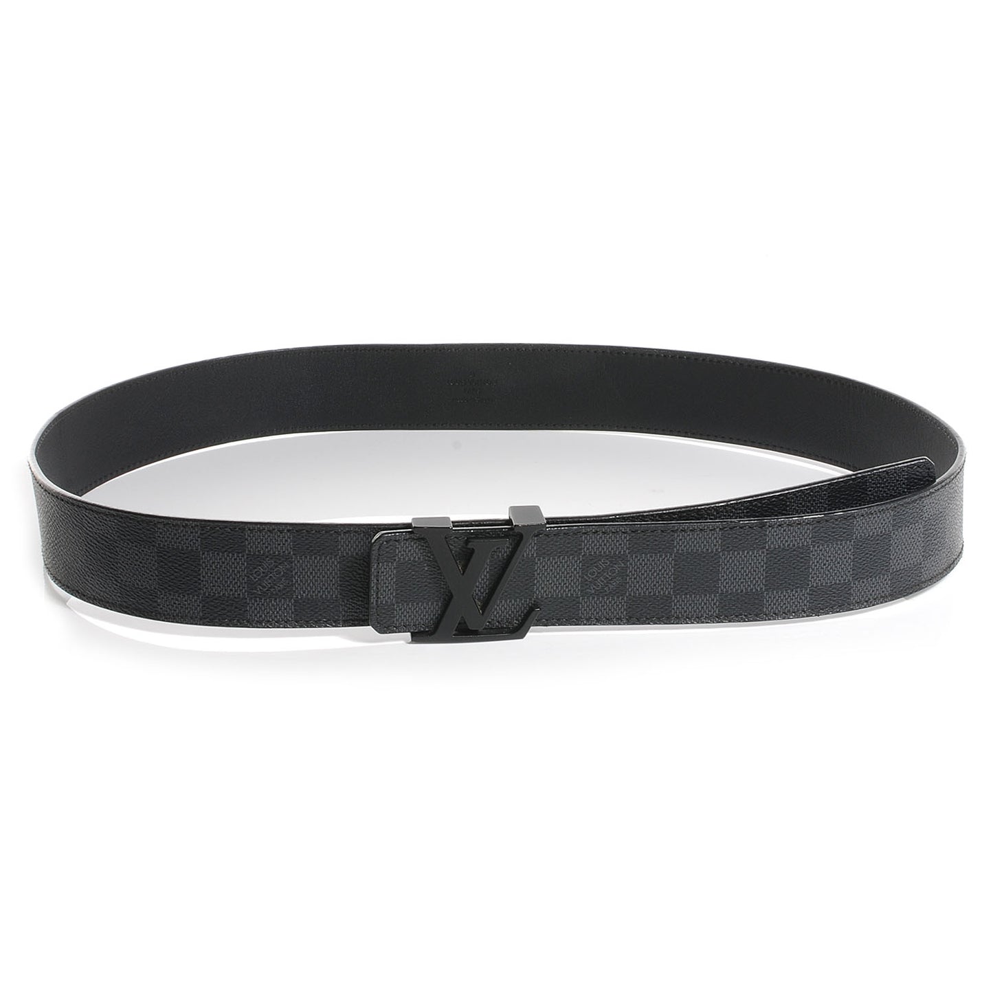 Damier Graphite LV Initiales Belt 100 40