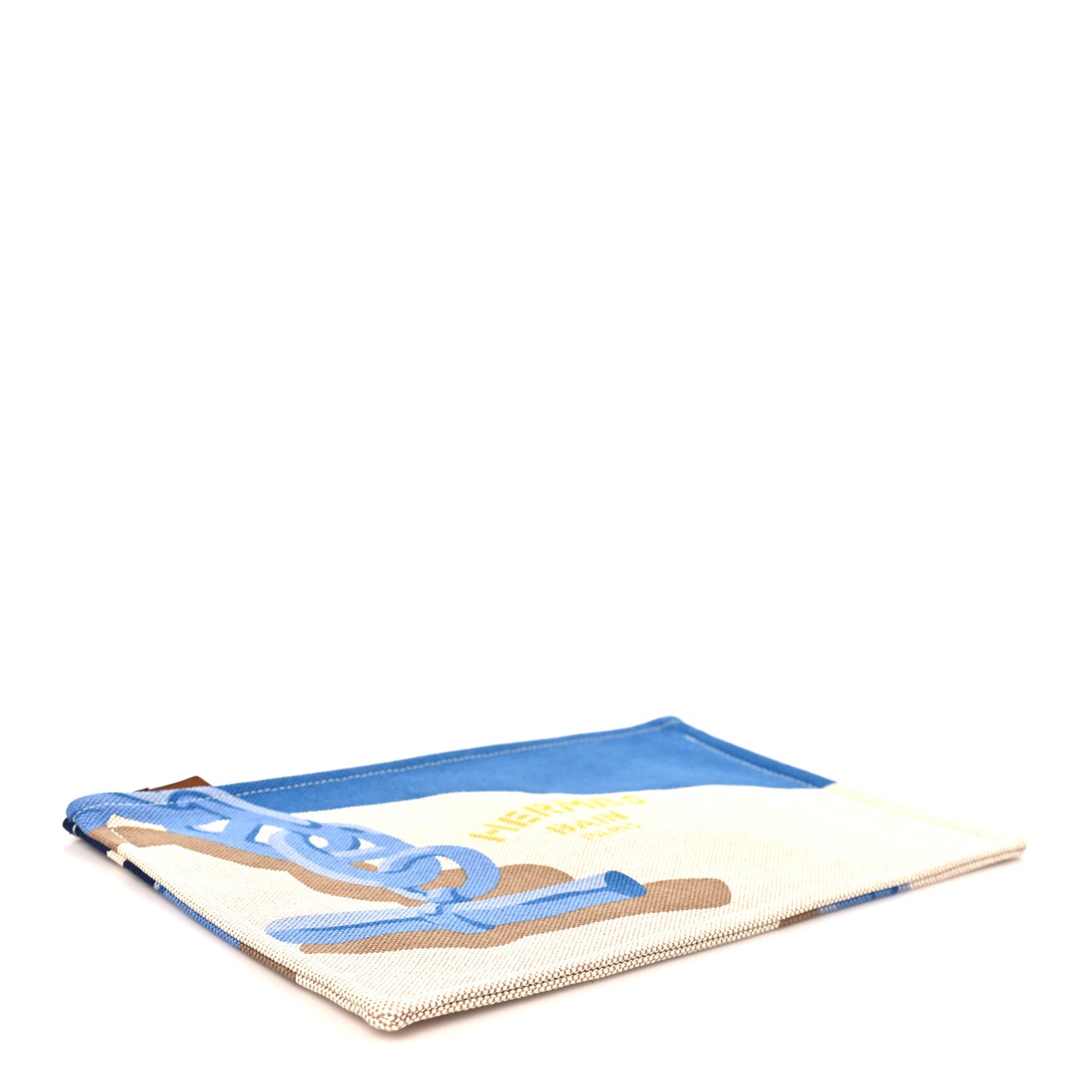 Cotton Canvas Escale A La Plage Flat Case Ciel Nuit