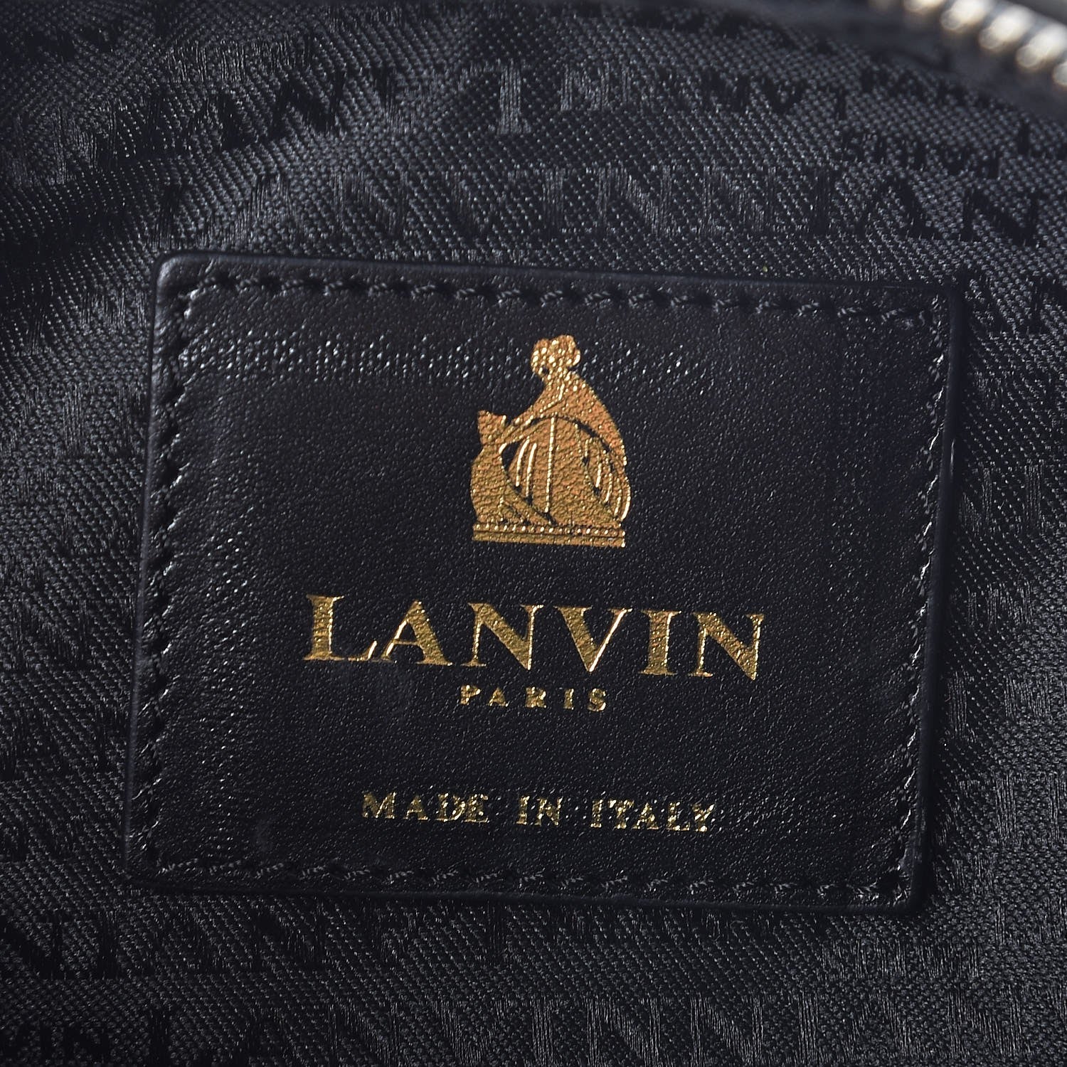 Lanvin Lambskin Quilted Amalia Clutch Grey 6 of 6
