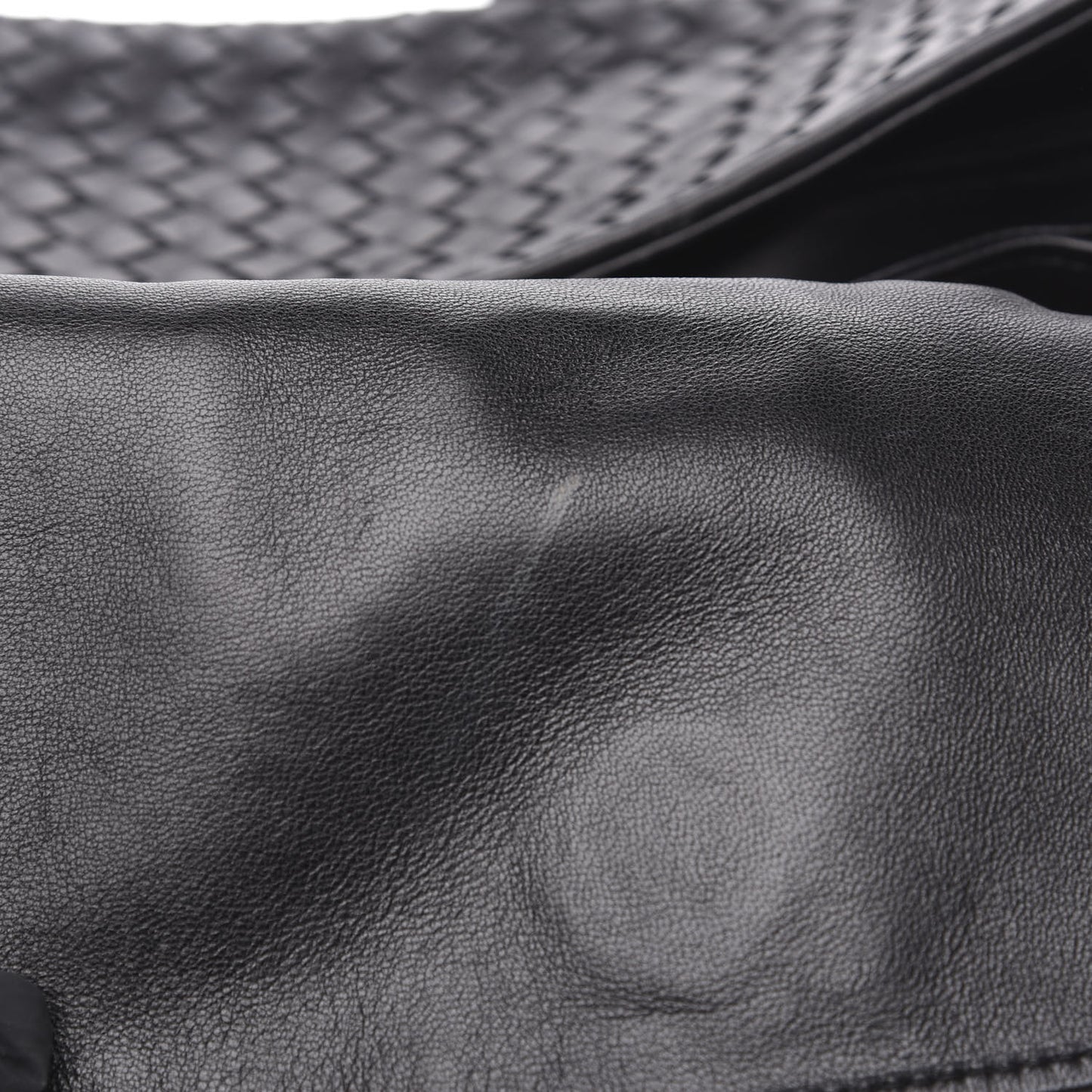 Nappa Intrecciato Convertible Duffel Black