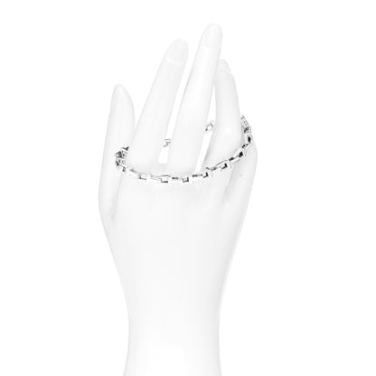 Tiffany Sterling Silver Narrow T Chain Bracelet 2 of 5