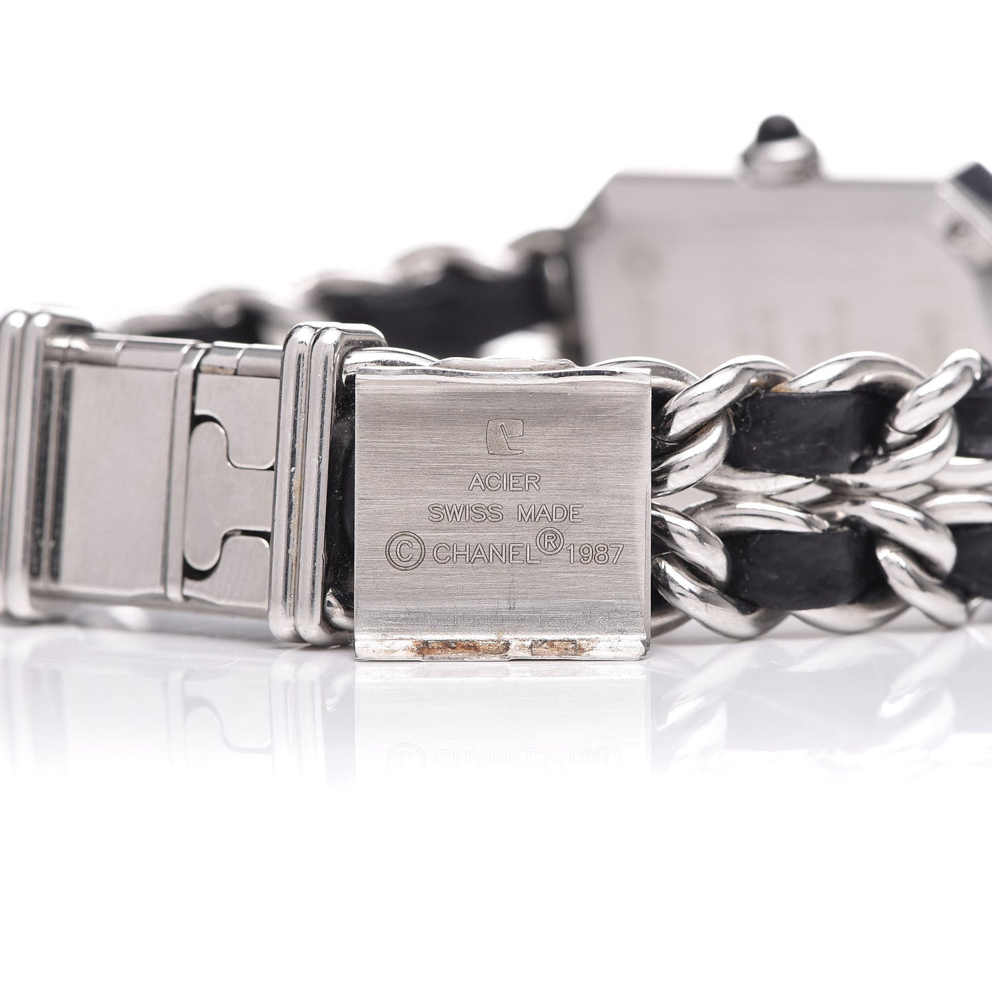 Stainless Steel Lambskin 20mm Chain Premiere Quartz Watch M
