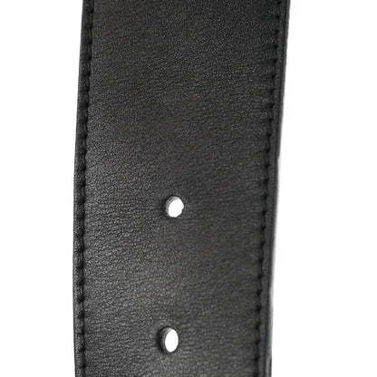Gucci Moon Calfskin Pearl Double G 40mm Belt 90 36 Black Cream 4 of 4