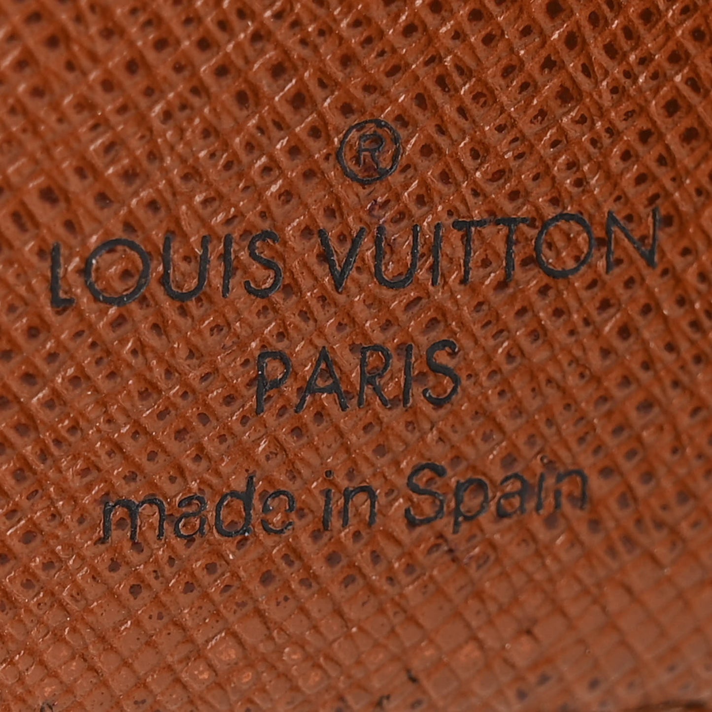 Monogram Simple Checkbook Holder Wallet Cover