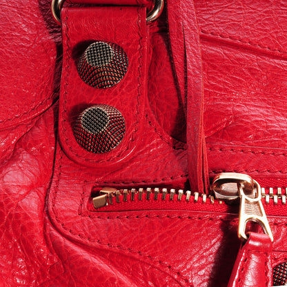 Balenciaga Agneau Giant 21 Rose Gold Hardware City Rouge Coquelicot 13 of 13
