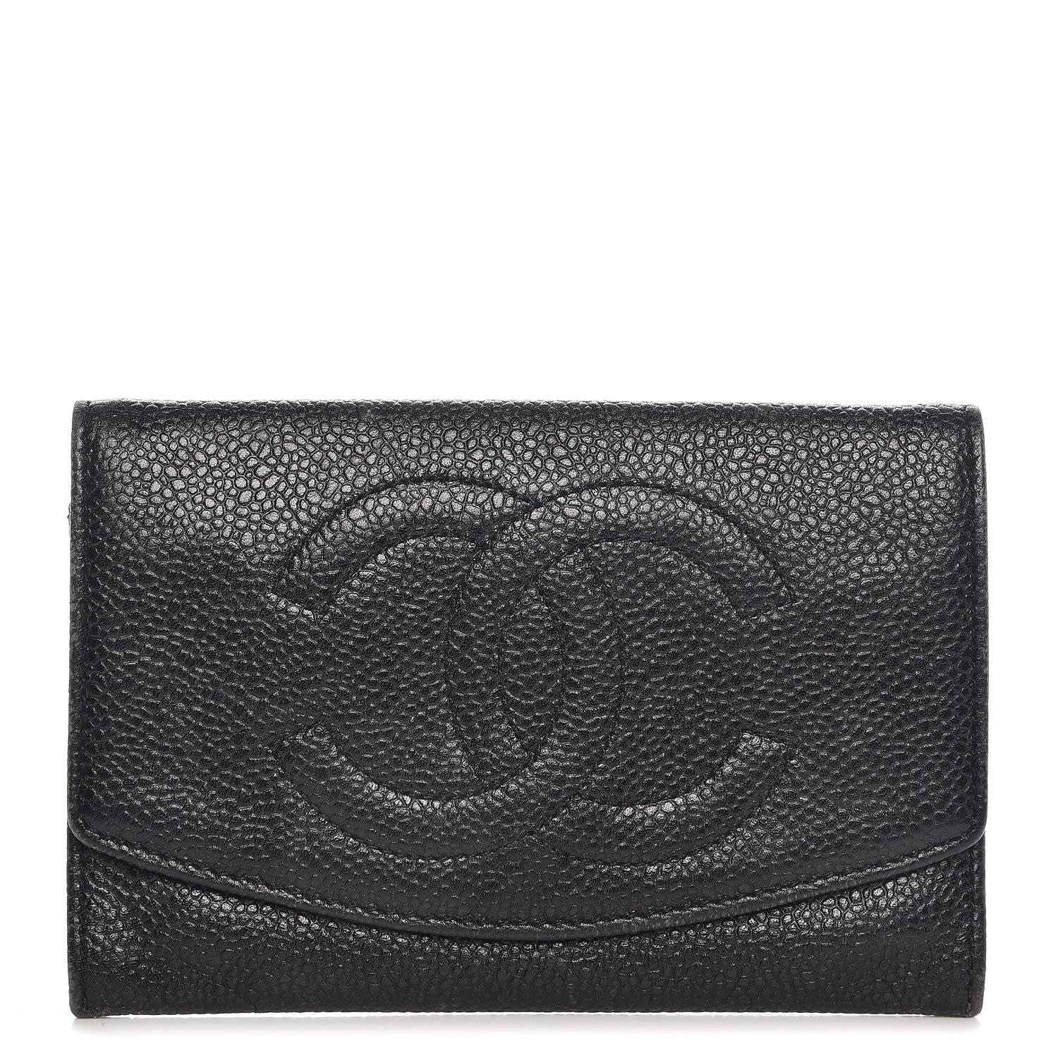 Chanel Caviar CC Timeless Flap Wallet Black 1 of 7
