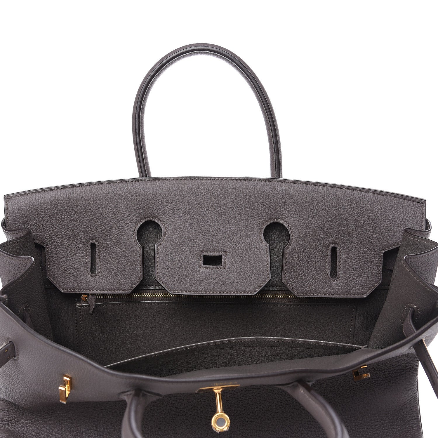 Hermes Togo Birkin 35 Etain 18 of 29
