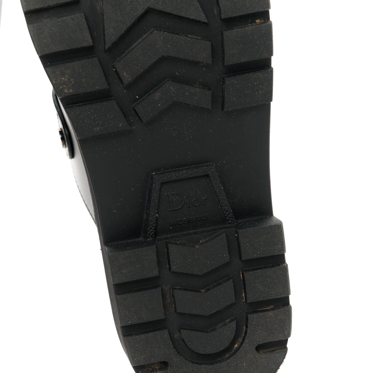 Christian Dior Calfskin Diorquake Buckled Lug Sole 15mm Clogs 37 Black 7 of 9