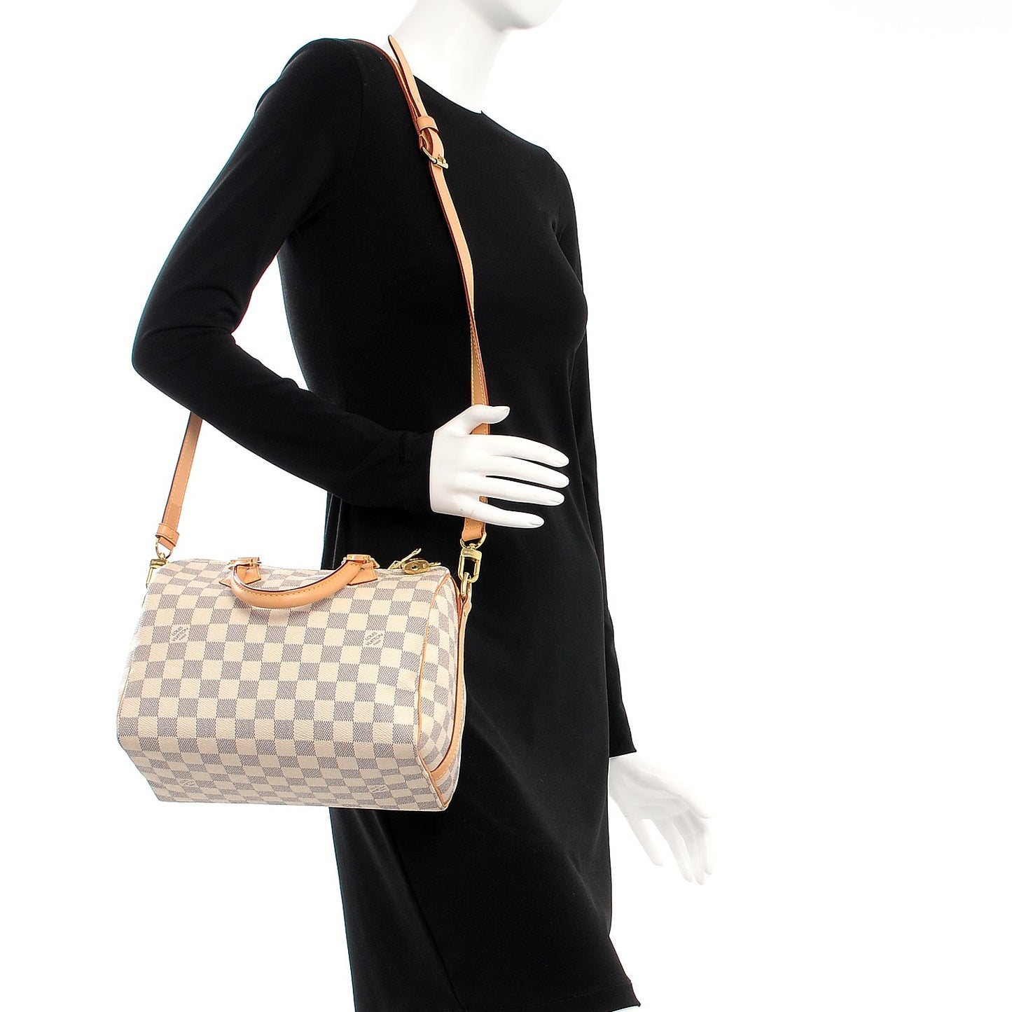 Damier Azur Speedy Bandouliere 25