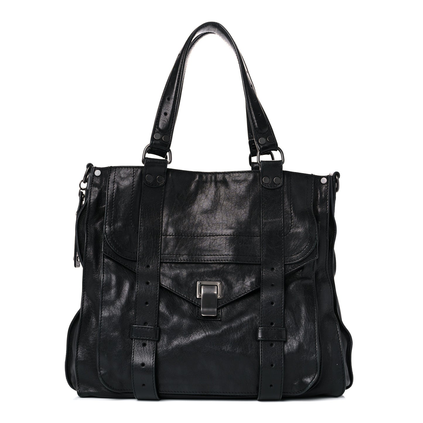 Lambskin PS1 Tote Black