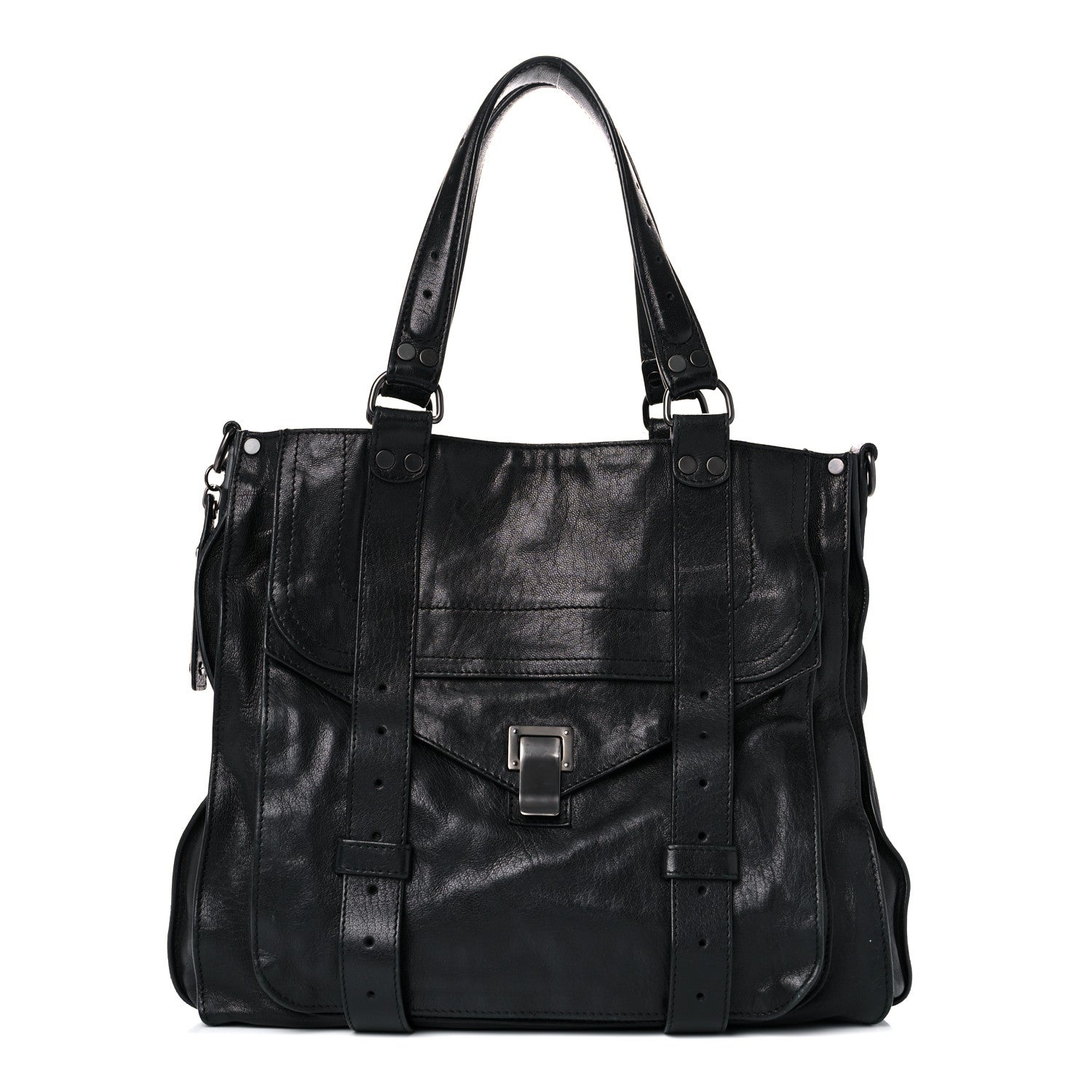 Proenza Schouler Lambskin PS1 Tote Black 1 of 25