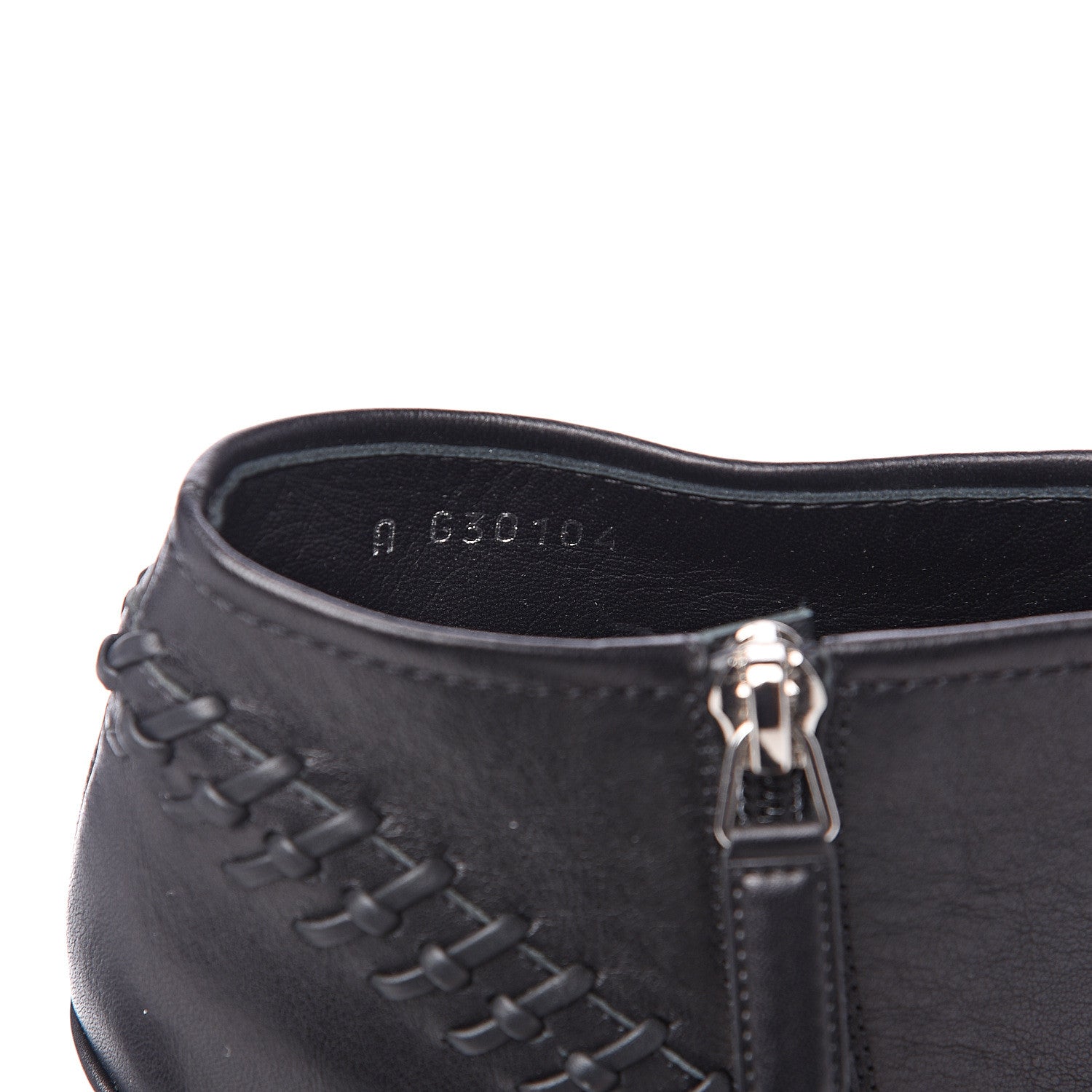 Chanel Calfskin CC Cap Toe Lambskin Booties 38.5 Black 7 of 8
