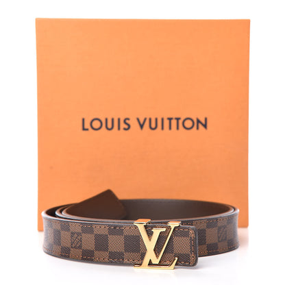 Louis Vuitton Mini Damier Ebene 25mm LV Initiales Belt 85 34 9 of 9