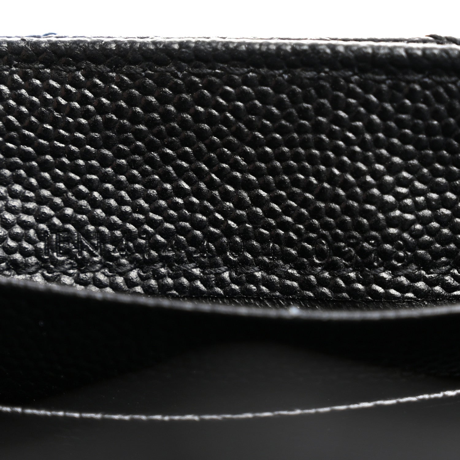 Saint Laurent Grain De Poudre Matelasse Chevron Small Monogram Envelope Wallet Black 7 of 7
