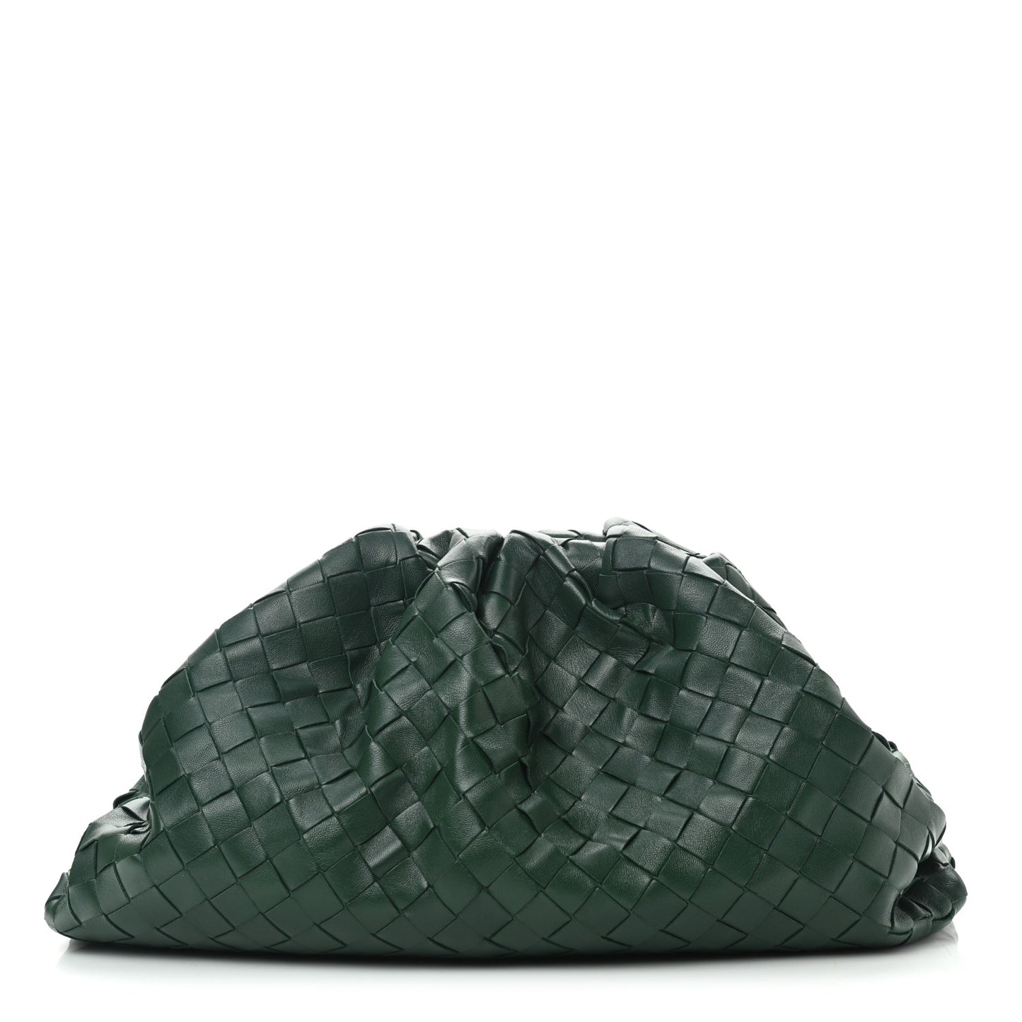 Nappa Maxi Intrecciato The Pouch Oversized Clutch Raintree