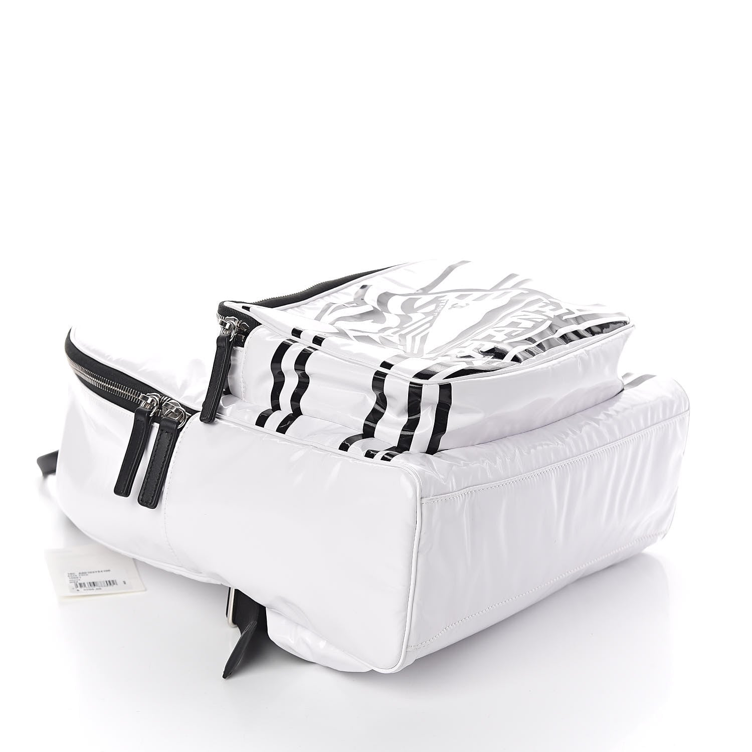 Chanel Vinyl La Pausa Bay Backpack White 4 of 9