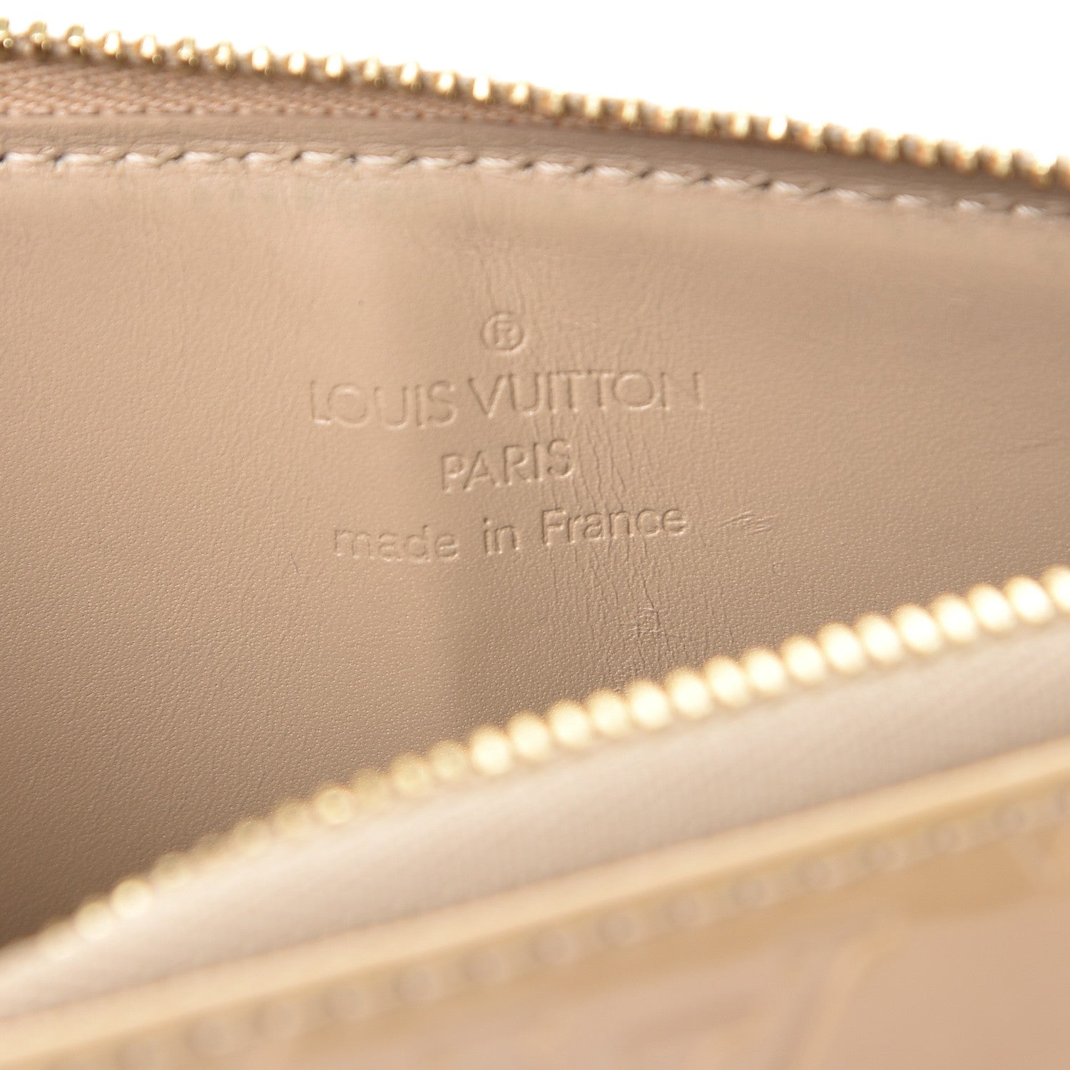 Louis Vuitton Vernis Lexington Pochette Beige 6 of 13