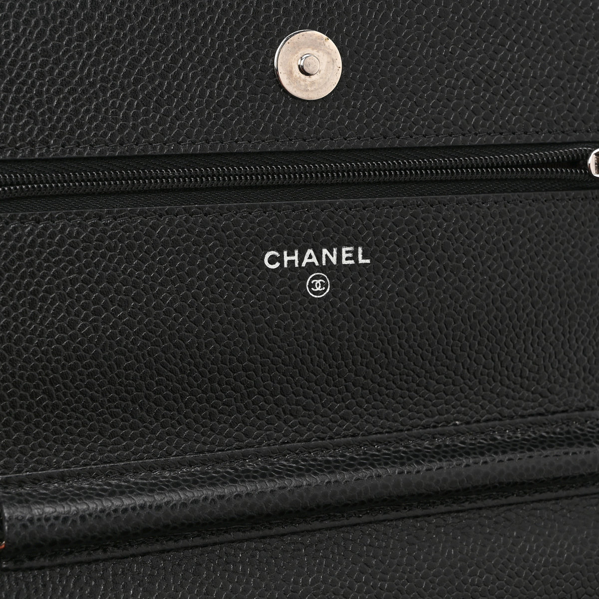 Chanel Caviar Quilted Wallet on Chain WOC Black 6 of 11