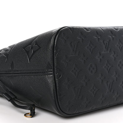 Louis Vuitton Empreinte Monogram Giant Neverfull MM Black 9 of 11