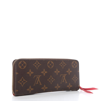 Louis Vuitton Monogram Clemence Wallet Fuchsia 3 of 8